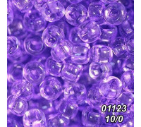 Бисер Preciosa 10/0 фиолетовый (01123-10/0-1с) прозрачный 50 гр.