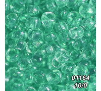 Бісер Preciosa 10/0 бірюзовий (01164-10/0-1с) прозорий 50 гр.