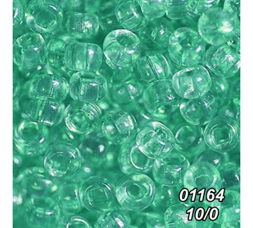 Бісер Preciosa 10/0 бірюзовий (01164-10/0-1с) прозорий 50 гр. Бісер Preciosa 10/0 бірюзовий (01164-10/0-1с) прозорий 50 гр.