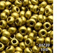 Бісер Preciosa 10/0 оливковий (01720-10/0-1с) металік 50 гр.