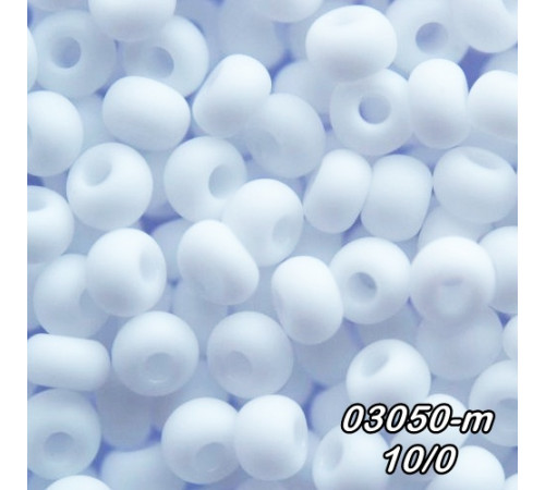 Бісер Preciosa 10/0 білий (03050-m-10/0-1с) матовий 50 гр. Бісер Preciosa 10/0 білий (03050-m-10/0-1с) матовий 50 гр.