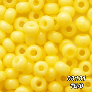 Бісер Preciosa 10/0 жовтий (03181-10/0-1с) натуральний 50 гр.