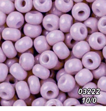 Бісер Preciosa №10/0 бузковий (03222-10/0-2с) натуральний 50 гр.