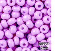 Бісер Preciosa 10/0 бузковий (03223-10/0-1с) натуральний 50 гр.