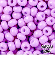 Бісер Preciosa 10/0 бузковий (03223-10/0-1с) натуральний 50 гр.