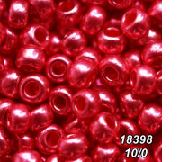 Бісер Preciosa 10/0 рожевий (18398-10/0-1с) металізований 50 гр.