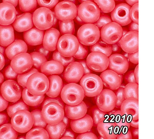 Бісер Preciosa 10/0 рожевий (22010-10/0-1с) перлинний 50 гр.