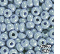 Бисер Preciosa 10/0 голубой (38000-10/0-2с) перламутровый 50 гр.