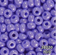 Бісер Preciosa 10/0 блакитний (38020-10/0-2с) перлинний 50 гр.