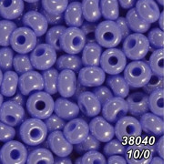 Бісер Preciosa 10/0 блакитний (38040-10/0-2с) перлинний 50 гр.