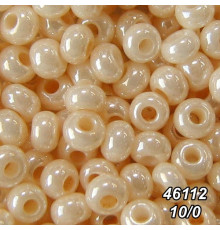 Бісер Preciosa 10/0 бежевий (46112-10/0-2с) перлинний 50 гр.
