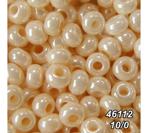 Бісер Preciosa 10/0 бежевий (46112-10/0-2с) перлинний 50 гр. Бісер Preciosa 10/0 бежевий (46112-10/0-2с) перлинний 50 гр.