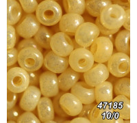 Бисер Preciosa 10/0 бежевый (47185-10/0-2с) перламутровый 50 гр.