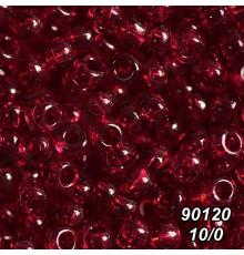 Бисер Preciosa 10/0 бордовый (90120-10/0-1с) прозрачный 50 гр.