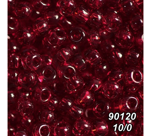 Бісер Preciosa 10/0 бордовий (90120-10/0-1с) прозорий 50 гр. Бісер Preciosa 10/0 бордовий (90120-10/0-1с) прозорий 50 гр.