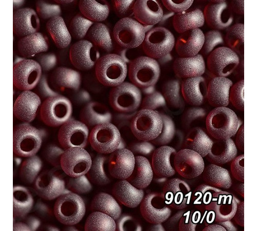 Бісер Preciosa 10/0 бордовий (90120-m-10/0-2с) матовий 50 гр. Бісер Preciosa 10/0 бордовий (90120-m-10/0-2с) матовий 50 гр.