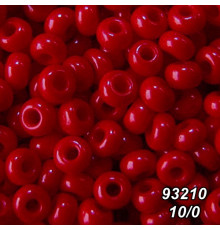 Бісер Preciosa 10/0 червоний (93210-10/0-2с) натуральний 50 гр.