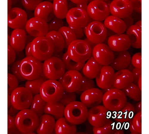 Бисер Preciosa 10/0 красный (93210-10/0-1с) натуральный 50 гр. Бисер Preciosa 10/0 красный (93210-10/0-1с) натуральный 50 гр.