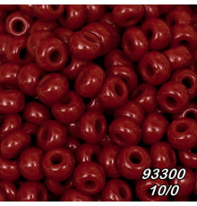 Бісер Preciosa 10/0 бордовий (93300-10/0-1с) натуральний 50 гр.