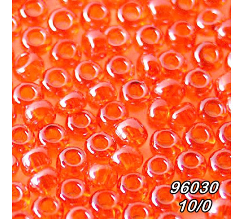 Бісер Preciosa 10/0 помаранчевий (96030-10/0-1с) прозорий, блискучий 50 гр. Бісер Preciosa 10/0 помаранчевий (96030-10/0-1с) прозорий, блискучий 50 гр.