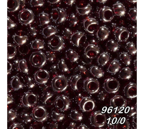 Бісер Preciosa 10/0 бордовий (96120-10/0-1с) прозорий, блискучий 50 гр. Бісер Preciosa 10/0 бордовий (96120-10/0-1с) прозорий, блискучий 50 гр.