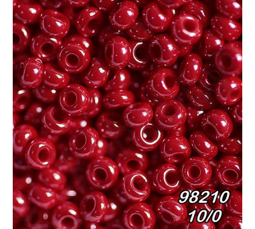 Бісер Preciosa 10/0 червоний (98210-10/0-1с) перлинний 50 гр. Бісер Preciosa 10/0 червоний (98210-10/0-1с) перлинний 50 гр.