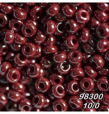 Бісер Preciosa 10/0 бордовий (98300-10/0-1с) перлинний 50 гр.