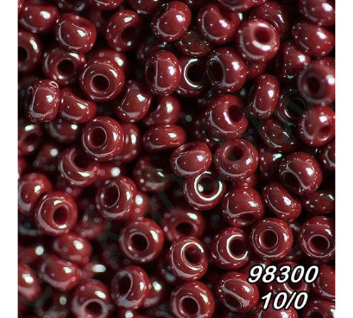 Бісер Preciosa 10/0 бордовий (98300-10/0-1с) перлинний 50 гр. Бісер Preciosa 10/0 бордовий (98300-10/0-1с) перлинний 50 гр.