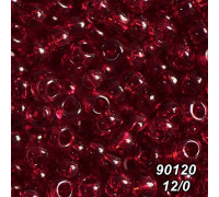 Бисер Preciosa 12/0 бордовый (90120-12/0-1с) прозрачный 50 гр.