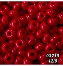Бісер Preciosa 12/0 червоний (93210-12/0-1с) натуральний 50 гр.