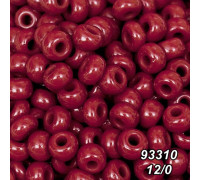 Бисер Preciosa 12/0 бордовый (93310-12/0-1с) натуральный 50 гр.