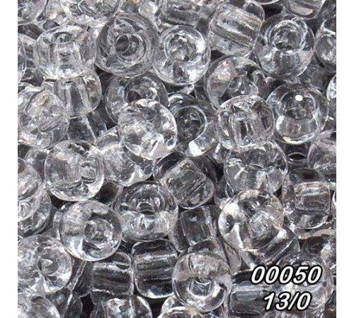 Бісер Preciosa 13/0 прозорий (00050-13/0-1с) 50 гр.