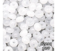 Бісер Preciosa 13/0 білий (02090-13/0-1с) алебастровий 50 гр.