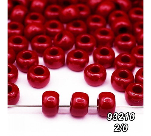 Бісер Preciosa 2/0 червоний (93210-2/0-1с) натуральний 50 гр. Бісер Preciosa 2/0 червоний (93210-2/0-1с) натуральний 50 гр.