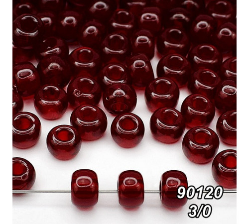 Бісер Preciosa 3/0 бордовий (90120-3/0-1с) прозорий 50 гр. Бісер Preciosa 3/0 бордовий (90120-3/0-1с) прозорий 50 гр.
