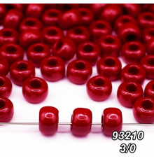 Бісер Preciosa 3/0 червоний (93210-3/0-1с) натуральний 50 гр.