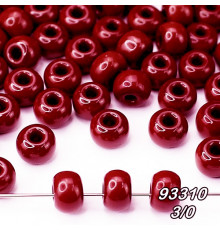 Бісер Preciosa 3/0 бордовий (93310-3/0-1с) натуральний 50 гр.
