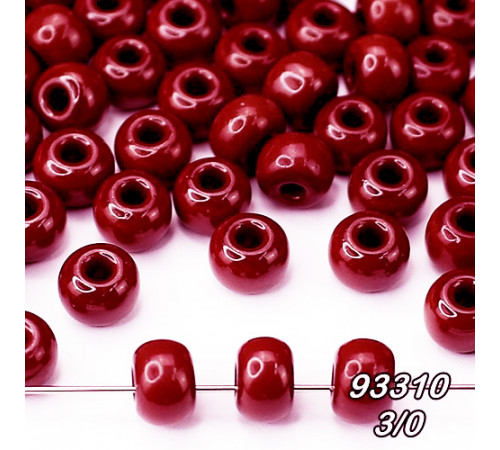 Бісер Preciosa 3/0 бордовий (93310-3/0-1с) натуральний 50 гр. Бісер Preciosa 3/0 бордовий (93310-3/0-1с) натуральний 50 гр.
