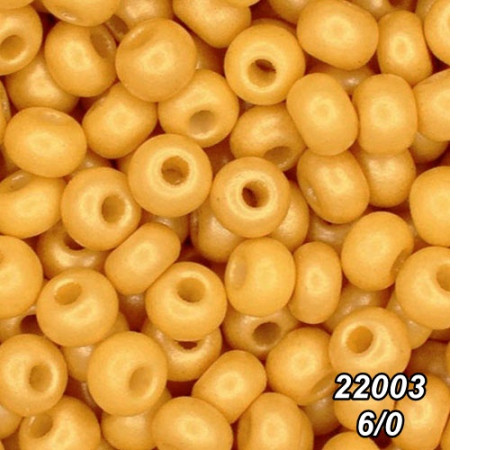 Бісер Preciosa 6/0 бежевий (22003-6/0-1с) перлинний 50 гр.