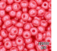 Бисер Preciosa 6/0 розовый (2210-6/0-1с) жемчужный 50 гр.