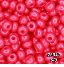 Бісер Preciosa 6/0 рожевий (22011-6/0-1с) перлинний 50 гр.