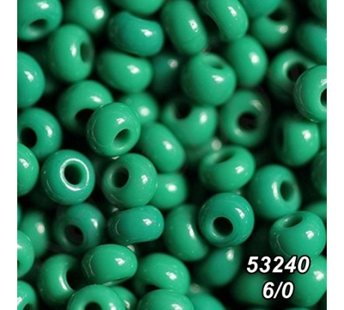 Бісер Preciosa 6/0 зелений (53240-6/0-1с) натуральний 50 гр. Бісер Preciosa 6/0 зелений (53240-6/0-1с) натуральний 50 гр.