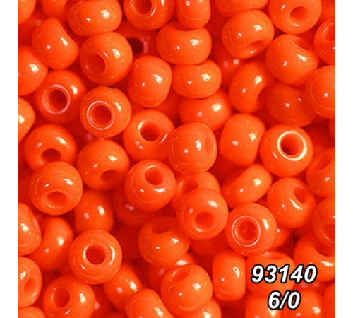 Бісер Preciosa 6/0 помаранчовий (93140-6/0-1с) натуральний 50 гр. Бісер Preciosa 6/0 помаранчовий (93140-6/0-1с) натуральний 50 гр.