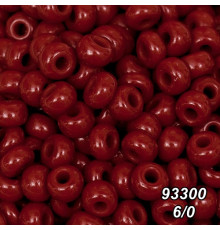 Бісер Preciosa 6/0 бордовий (93300-6/0-1с) натуральний 50 гр.