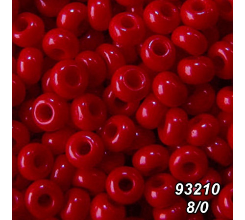 Бісер Preciosa 8/0 червоний (93210-8/0-1с) натуральний 50 гр. Бісер Preciosa 8/0 червоний (93210-8/0-1с) натуральний 50 гр.