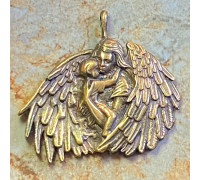 Підвіска згарда “Берегиня Ангел” (4,5х4,0 см.). Метал: бронза zgb-40