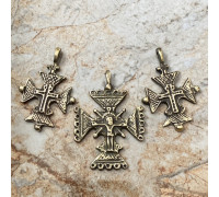 Згарди хрести “Комплект Хрести”, (3 шт.). Метал: бронза zgb-96