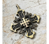 Згарда крест «Бесконечность» (4,8х3,8 см.). Металл: бронза zgb-97
