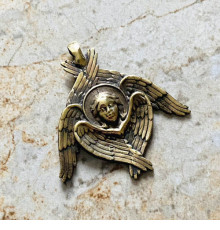 Підвіска згарда “Ангел Серафим”, (3,5х3,5 см.). Метал: бронза zgb-114
