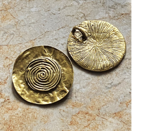 Підвіска-кулон “Коло нескінченності» (d-3,5 см.), Колір: бронза pkb-51